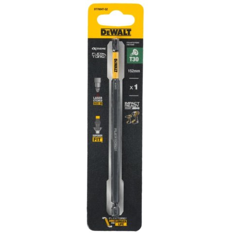 KOŃCÓWKA WKRĘTARSKA FLEXTORQ T30/125 MM 1 SZT. DEWALT DT7804T-QZ