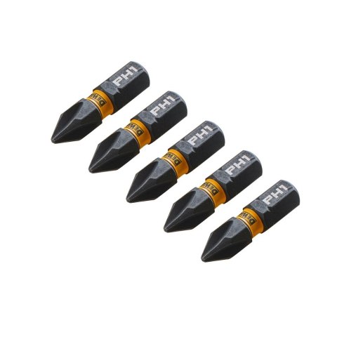 KOŃCÓWKI WKRĘTARSKIE EXTREME IMPACT® TORSION PH1/25 MM (OPAK. 5 SZT.) DEWALT DT7993T-QZ