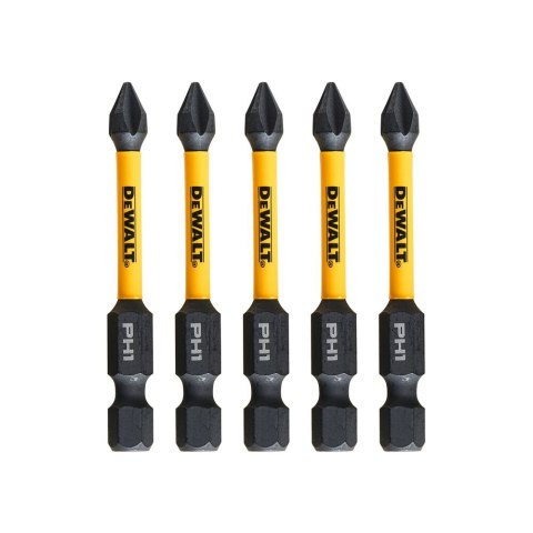 KOŃCÓWKI WKRĘTARSKIE EXTREME IMPACT® TORSION PH1/50 MM (OPAK. 5 SZT.) DEWALT DT7997T-QZ