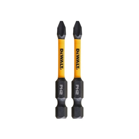 KOŃCÓWKI WKRĘTARSKIE EXTREME IMPACT® TORSION PH2/50 MM (OPAK. 2 SZT.) DEWALT DT70532T-QZ