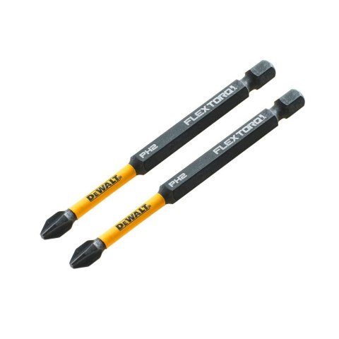 KOŃCÓWKI WKRĘTARSKIE EXTREME IMPACT® TORSION PH2/85 MM (OPAK. 2 SZT.) DEWALT DT70567T-QZ