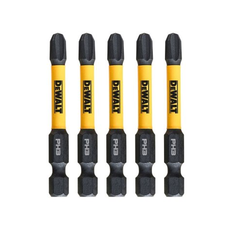 KOŃCÓWKI WKRĘTARSKIE EXTREME IMPACT® TORSION PH3/50 MM (OPAK. 5 SZT.) DEWALT DT7999T-QZ