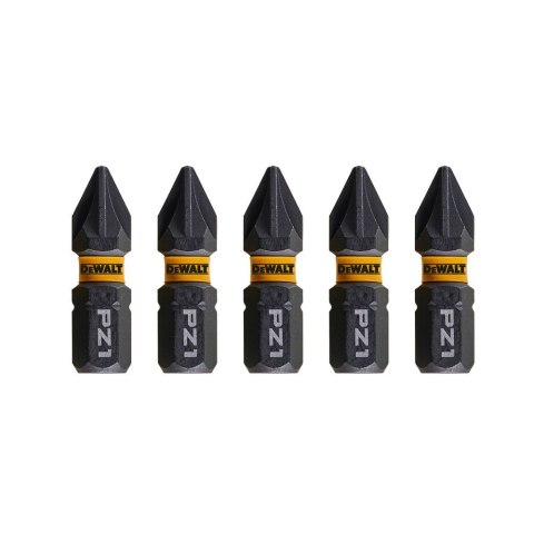 KOŃCÓWKI WKRĘTARSKIE EXTREME IMPACT® TORSION PZ1/25 MM (OPAK. 5 SZT.) DEWALT DT7386T-QZ