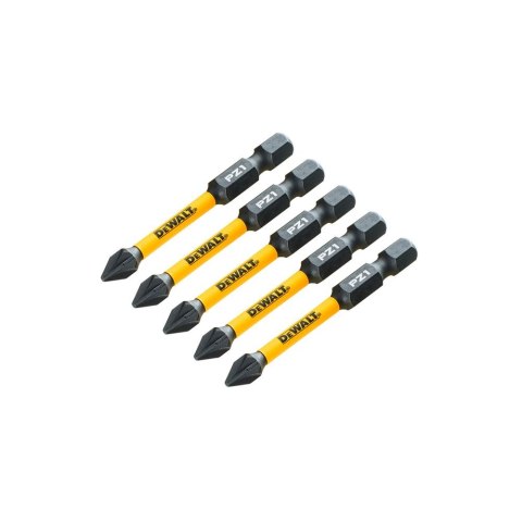 KOŃCÓWKI WKRĘTARSKIE EXTREME IMPACT® TORSION PZ1/50 MM (OPAK. 5 SZT.) DEWALT DT7390T-QZ