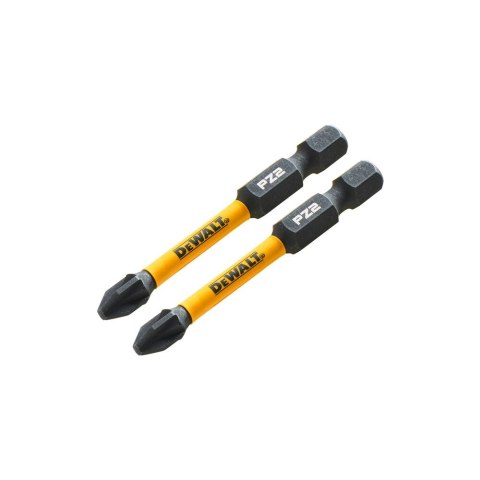 KOŃCÓWKI WKRĘTARSKIE EXTREME IMPACT® TORSION PZ2/50 MM (OPAK. 2 SZT.) DEWALT DT70531T-QZ