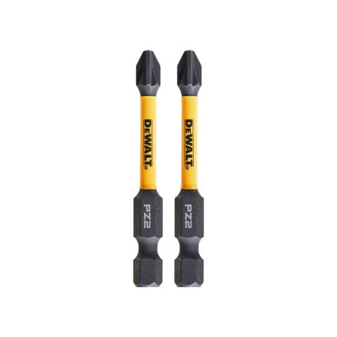 KOŃCÓWKI WKRĘTARSKIE EXTREME IMPACT® TORSION PZ2/50 MM (OPAK. 2 SZT.) DEWALT DT70531T-QZ