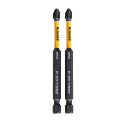 KOŃCÓWKI WKRĘTARSKIE EXTREME IMPACT® TORSION PZ2/89MM (OPAK. 2 SZT.) DEWALT DT70566T-QZ