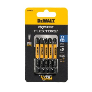 KOŃCÓWKI WKRĘTARSKIE EXTREME IMPACT® TORSION PZ3/50 MM (OPAK. 5 SZT.) DEWALT DT7392T-QZ