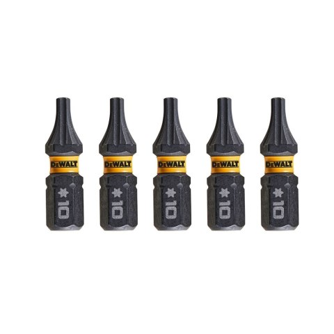 KOŃCÓWKI WKRĘTARSKIE EXTREME IMPACT® TORSION T10/25 MM (OPAK. 5 SZT.) DEWALT DT7379T-QZ