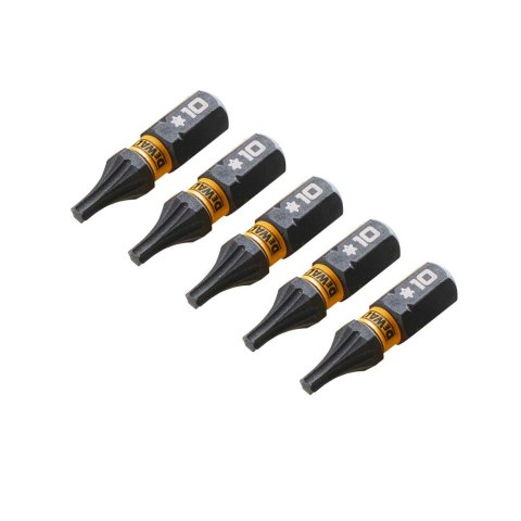 KOŃCÓWKI WKRĘTARSKIE EXTREME IMPACT® TORSION T10/25 MM (OPAK. 5 SZT.) DEWALT DT7379T-QZ