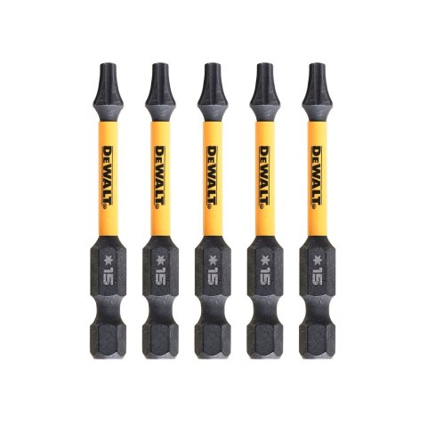 KOŃCÓWKI WKRĘTARSKIE EXTREME IMPACT® TORSION T15/50 MM (OPAK. 5 SZT.) DEWALT DT7394T-QZ