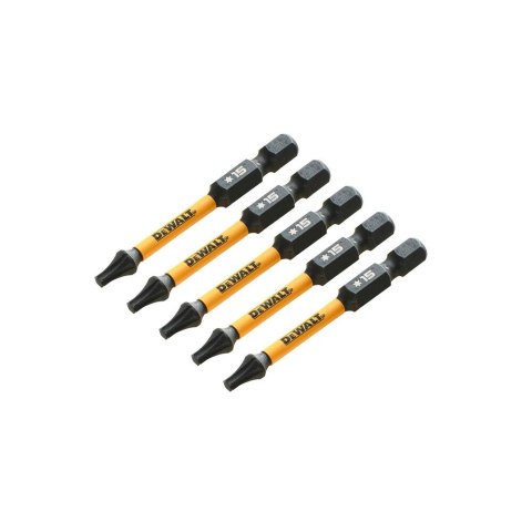 KOŃCÓWKI WKRĘTARSKIE EXTREME IMPACT® TORSION T15/50 MM (OPAK. 5 SZT.) DEWALT DT7394T-QZ