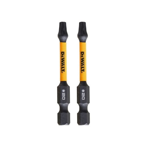 KOŃCÓWKI WKRĘTARSKIE EXTREME IMPACT® TORSION T20/50 MM (OPAK. 2 SZT.) DEWALT DT70533T-QZ