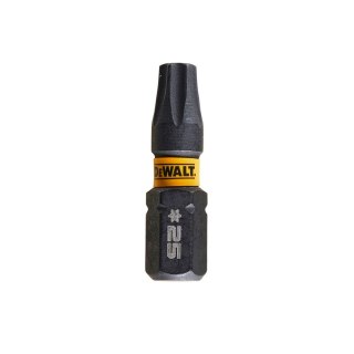 KOŃCÓWKI WKRĘTARSKIE EXTREME IMPACT® TORSION T25/25 MM (OPAK. 5 SZT.) DEWALT DT7382T-QZ