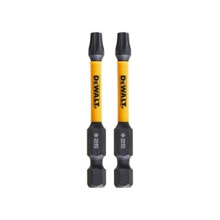 KOŃCÓWKI WKRĘTARSKIE EXTREME IMPACT® TORSION T25/50 MM (OPAK. 2 SZT.) DEWALT DT70534T-QZ