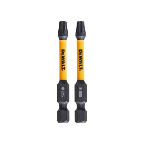 KOŃCÓWKI WKRĘTARSKIE EXTREME IMPACT® TORSION T25/50 MM (OPAK. 2 SZT.) DEWALT DT70534T-QZ