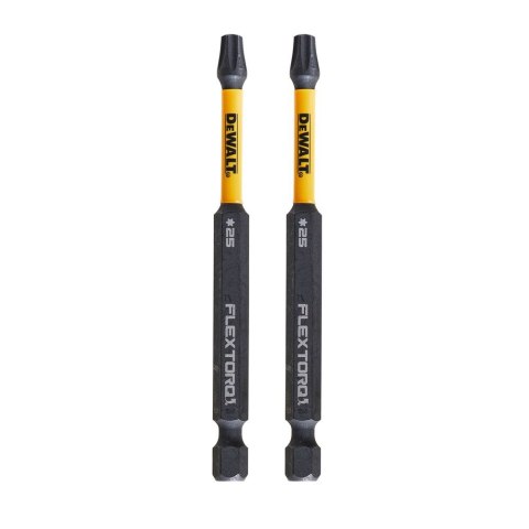 KOŃCÓWKI WKRĘTARSKIE EXTREME IMPACT® TORSION T25/85 MM (OPAK. 2 SZT.) DEWALT DT70569T-QZ