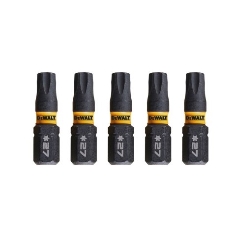 KOŃCÓWKI WKRĘTARSKIE EXTREME IMPACT® TORSION T27/25 MM (OPAK. 5 SZT.) DEWALT DT7383T-QZ