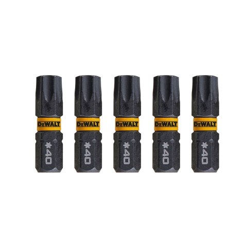 KOŃCÓWKI WKRĘTARSKIE EXTREME IMPACT® TORSION T40/25 MM (OPAK. 5 SZT.) DEWALT DT7373-QZ