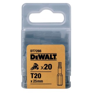 KOŃCÓWKI WKRĘTARSKIE T20/25 MM (OPAK. 20 SZT.) DEWALT DT7266-QZ