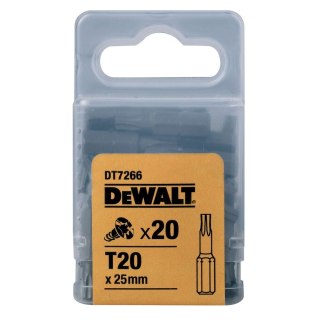 KOŃCÓWKI WKRĘTARSKIE T20/25 MM (OPAK. 20 SZT.) DEWALT DT7266-QZ
