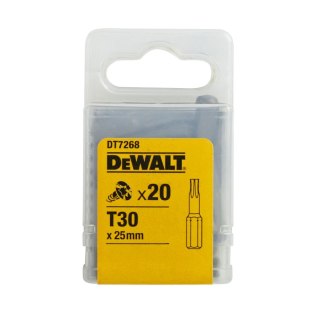 KOŃCÓWKI WKRĘTARSKIE T30/25 MM (OPAK. 20 SZT.) DEWALT DT7268-QZ
