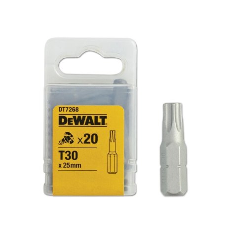 KOŃCÓWKI WKRĘTARSKIE T30/25 MM (OPAK. 20 SZT.) DEWALT DT7268-QZ