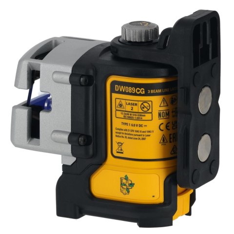 LASER LINIOWY KRZYZOWY ZIELONY ALKALICZNY DEWALT DW089CG-XJ