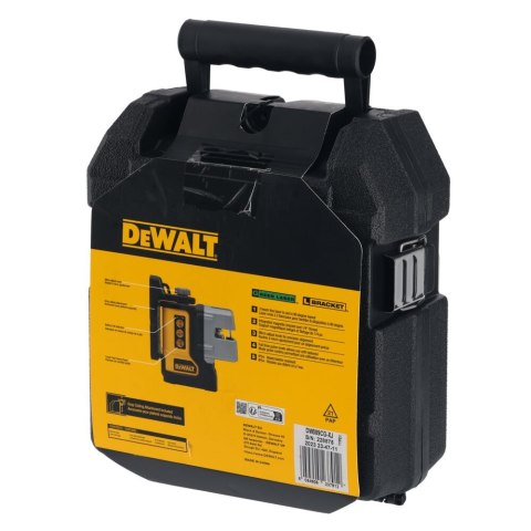 LASER LINIOWY KRZYZOWY ZIELONY ALKALICZNY DEWALT DW089CG-XJ