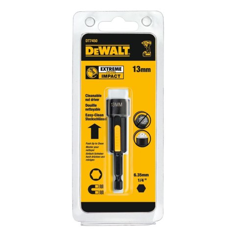 NASADKA MAGNETYCZNA EXTREME IMPACT® Z ŁATWYM CZYSZCZENIEM OPIŁKÓW - 13 MM DEWALT DT7450-QZ