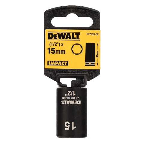 NASADKA UDAROWA EXTREME IMPACT® 1/2" DO ZAKRĘTAREK UDAROWYCH 15 MM /38 MM DEWALT DT7533-QZ