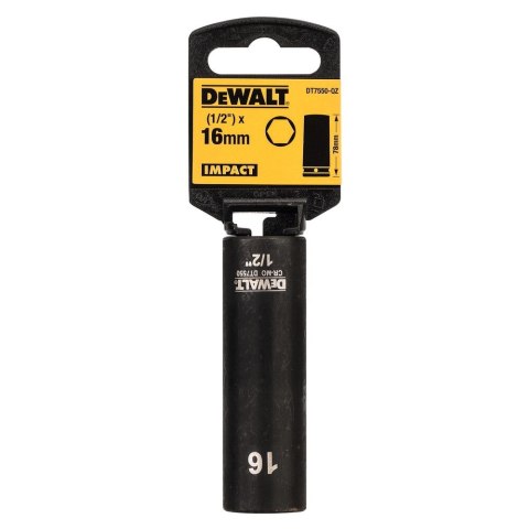 NASADKA UDAROWA EXTREME IMPACT® 1/2" DO ZAKRĘTAREK UDAROWYCH 16 MM /78 MM DEWALT DT7550-QZ