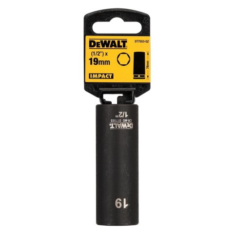 NASADKA UDAROWA EXTREME IMPACT® 1/2" DO ZAKRĘTAREK UDAROWYCH 19 MM /78 MM DEWALT DT7553-QZ