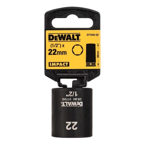 NASADKA UDAROWA EXTREME IMPACT® 1/2" DO ZAKRĘTAREK UDAROWYCH 22 MM /38 MM DEWALT DT7540-QZ
