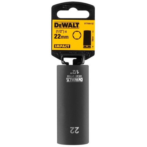 NASADKA UDAROWA EXTREME IMPACT® 1/2" DO ZAKRĘTAREK UDAROWYCH 22 MM /78 MM DEWALT DT7556-QZ