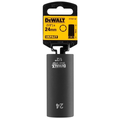NASADKA UDAROWA EXTREME IMPACT® 1/2" DO ZAKRĘTAREK UDAROWYCH 24 MM /78 MM DEWALT DT7557-QZ