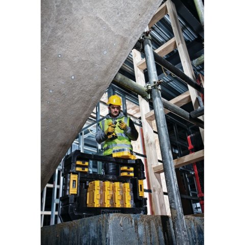 NOSZAK T STAK NA 5 MAŁYCH KASET TOUGHCASE I 4 PUDEŁKA ŁĄCZONE TIC TAC DEWALT DT70716-QZ