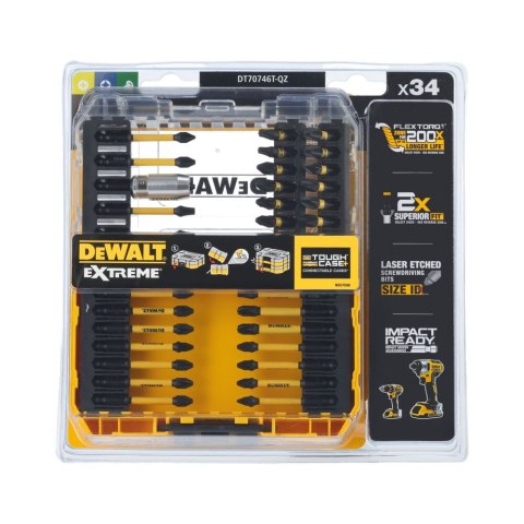 NOSZAK T STAK NA 5 MAŁYCH KASET TOUGHCASE I 4 PUDEŁKA ŁĄCZONE TIC TAC DEWALT DT70716-QZ
