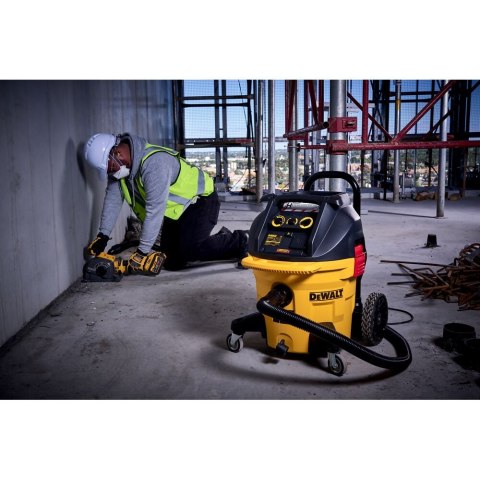 ODKURZACZ PRZEMYSŁOWY 38 L - KLASA H DEWALT DWV905H-QS