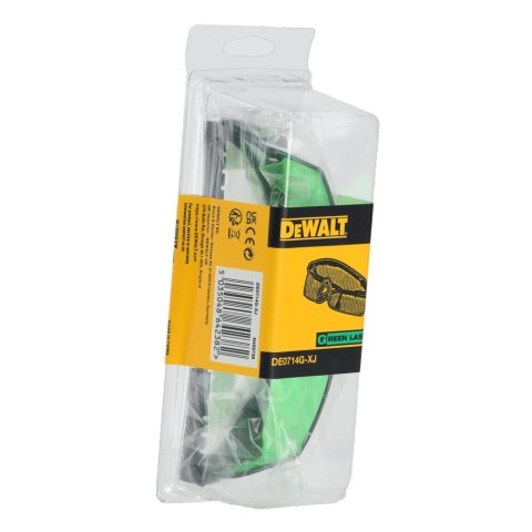 OKULARY OCHRONNE DO ZIELONYCH LASERÓW DEWALT DE0714G-XJ