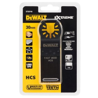 OSCYLACYJNE OSTRZE HCS 30 MM DREWNO TWARDE DO MULTINARZĘDZIA DEWALT DT20740-QZ