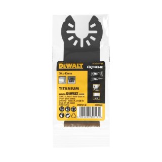 OSTRZE Z TYTANU 30 MM X 43 MM DO MULTINARZĘDZIA DEWALT DT20737-QZ