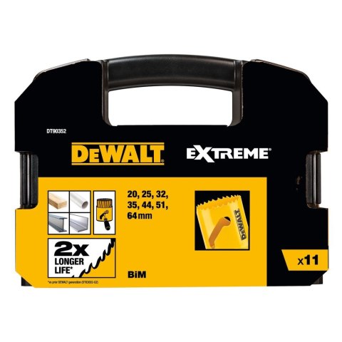 OTWORNICE-ZESTAW BIM 11 SZT.. DEWALT DT90352-QZ