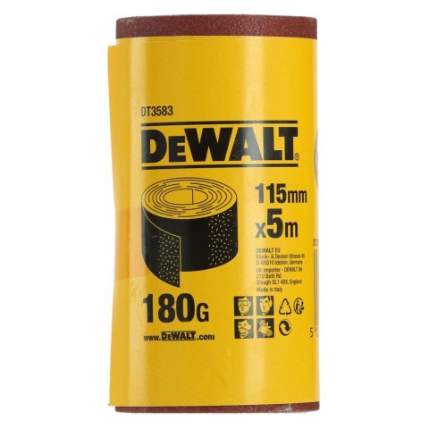 PAPIER ŚCIER.W ROLK.5MX115MM, GR.180 DEWALT DT3583-QZ