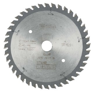 PIŁA DO ZAGŁ.,165MM,50ZĘB.,1.6MM,5 ATB DEWALT DT1091-QZ