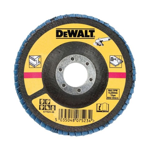 ŚCIERNICA LISTKOWA 125 MM GR 60 DEWALT DT3309-QZ