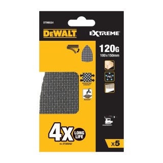 SIATKA ŚCIERNA 100X150 MM DELTA GR 120 DEWALT DTM8554-QZ