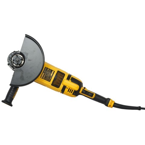 SZLIFIERKA KĄTOWA 230 MM, 2600 W O ŁAGODNYM ROZRUCHU, Z ZABEZPIECZENIEM DEWALT DWE4579-QS
