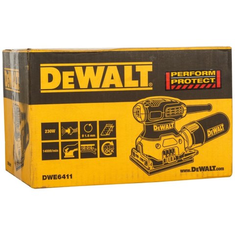 SZLIFIERKA OSCYLACYJNA 1/4" 230W DEWALT DWE6411-QS