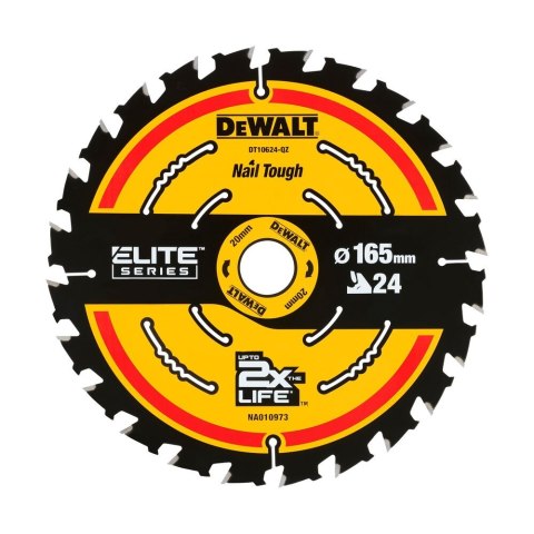 TARCZA 165X20X24T KĄT 18 DEWALT DT10624-QZ